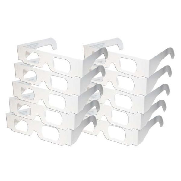 ChromaDepth® Glasses -High Definition - White Cardboard - 10 Pairs