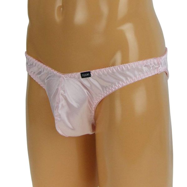 Men's Shiny Stretch Full Seam Full Back Pink