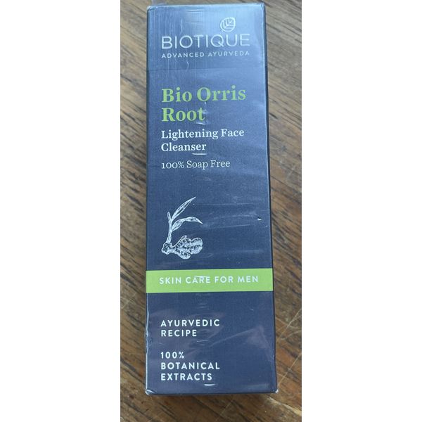 Biotique Bio Orris Root Lightening Face Cleanser for Men, 100% Soap Free, 120ml