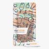 kwmobile Case Compatible with Google Pixel 7 Pro - Protective Cork Cover - Navigational Compass Dark Brown/Light Brown