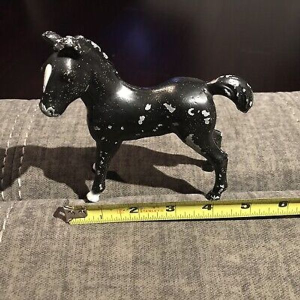 Vintage Cast Metal Toy Horse