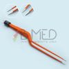 Gerald Bayonet Bipolar Non Stick Forceps 0.5mm Insulated 7" Coagulating