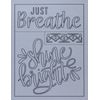 WELLNESS Paper Stencils with Adhesive Back, 6 Assorted Sheets, 6 x 8, NEW