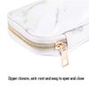 Makeup Bags Portable Marble Print PU Makeup Brushes Cosmetic Organizer Bag Cosmetic Bag for Wome
