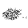 Uxcell Countersunk Small Screw Flat Countersunk raundopanheddo Cross Head Machine Phillips Screw Silver Tone Fastener