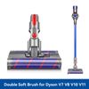 Double Soft Roller Brush Head  Rotatable For Dyson V7 V8 V10 V11