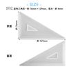 Silicone Mold Triangular Protractor, 6.3 - 6.4 inches (161 - 163 mm) (163. Protractor)