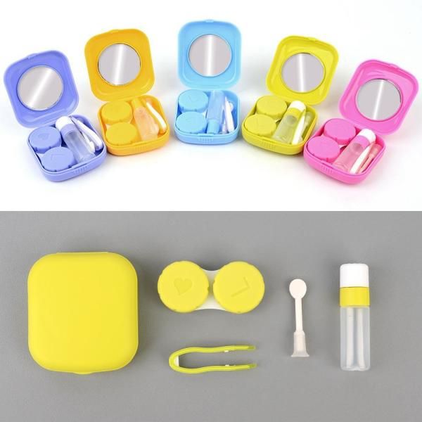 Travel Pocket Portable Contact Lens Case Set Hygiene