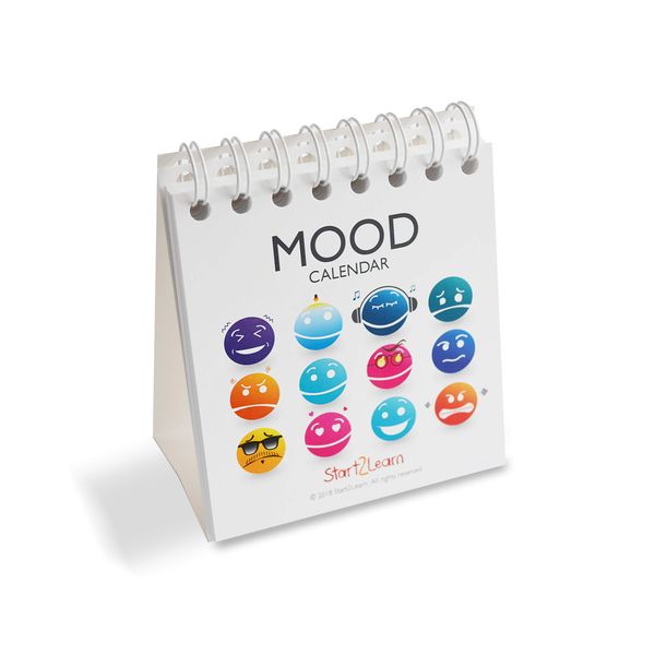 Start2learn: Desktop Mood Book Picture Communication Resource (PEC) Autism Visual Aid