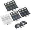 ABMTKIT1 15 Pcs Universal Oscillating Multi-tool Blade Accessory Kit For Dremel
