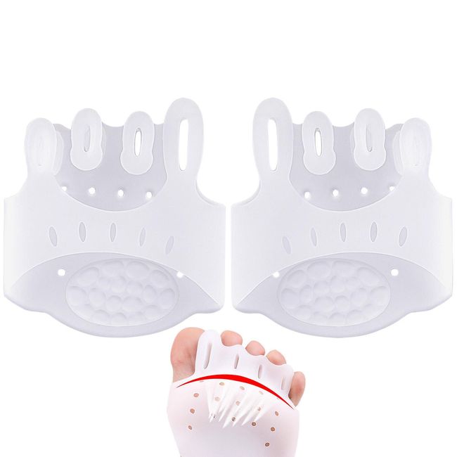 2pcs Silicone Hallux Valgus Corrector Toe Separator Bunion Corrector Thumb Space