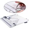 Portable A3 Drafting Board, Multi-functional Drafting Board Traction Tabletop Drafting Board Process Drafting Board Portable 22.4 x 14.6 inches (57 x 37 cm) Technical Drafting Table Clamp Support Leg