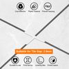 sourcing map 600Pcs Wall Floor Tile Plastic T-Shape Spacers Tiling Tools 2.5mm 3/32" Tile Spacers for Ceramic Tile Installation, White