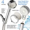 LaserJet Hand Shower Head – 2 Water Filters & Pause Switch – Chrome Finish