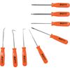 Performance Tool W941 8-Piece Specialty Pick/Driver Set, Precision Pick & Hook Set with Scraper
