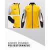 JAKO Kinder Polyesteranzug Dynamic, gelb/weiß/schwarz, 152