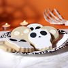 PME Halloween Cookie Cutter with Stencils, Skull, Silver