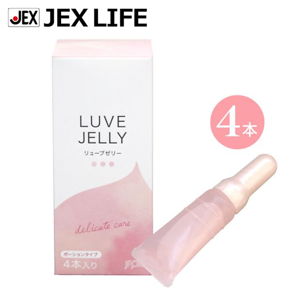 Gex Lube Jelly Potion 6g x 4 bottles Lubricating jelly for delicate zones Gel Lotion Made in Japan Products featured in an/an Products featured in Biteki Femtech Femcare