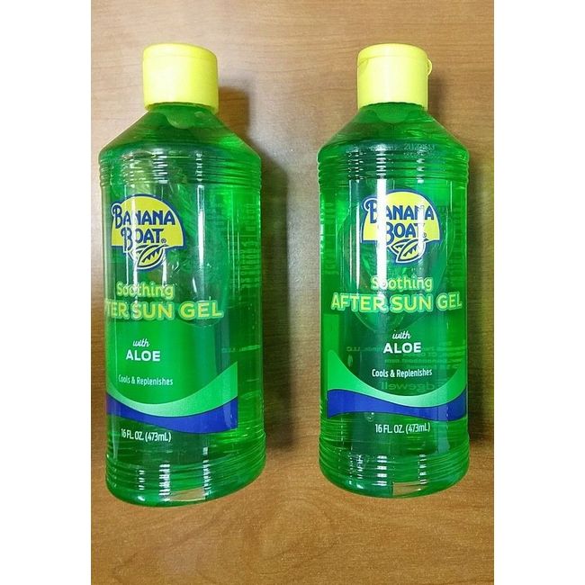 2 Pack: Banana Boat Soothing After Sun Gel With Aloe - 16 fl oz Each - 5B