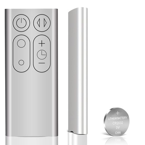 HZIME Replacement Remote Control Fit for Dyson TP00 TP01 AM11 Pure Cool Purifier Tower Fan (Silver Color with Battery)
