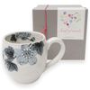 Birthday Gift Mug, Thin Ink Mug, Ceramic, Seto Ware, Boxed, Gift Wrapped, Gray