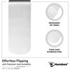 Humbee 9" x 3" Solid Rounded Edge Turner, Dishwasher Safe NSF, Shovel Brown