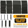 508pcs Heat Shrink Tubing Wire Wrap Assortment Set Waterproof Electrical Cable