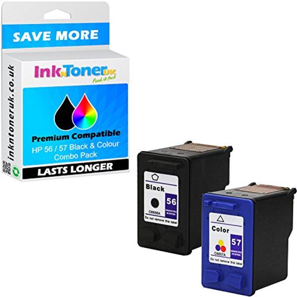 Premium Compatible 56/57 Black & Colour Combo Pack Ink Cartridges (SA342AE)