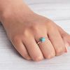 Philip Jones Synthetic Turquoise Adjustable Ring