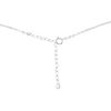 Aventurine Bead Drop Choker in Sterling Silver