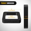 Nilight 2Inch Hitch Receiver Silencer Pad 4 Pack Reduce Rattle