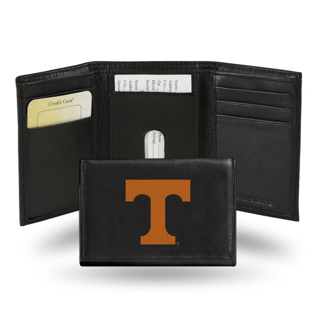 NCAA Rico Industries Embroidered Leather Trifold Wallet, Tennessee Volunteers