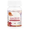 Junior D3 & K2, Peach Apricot , 90 Chewable Tablets