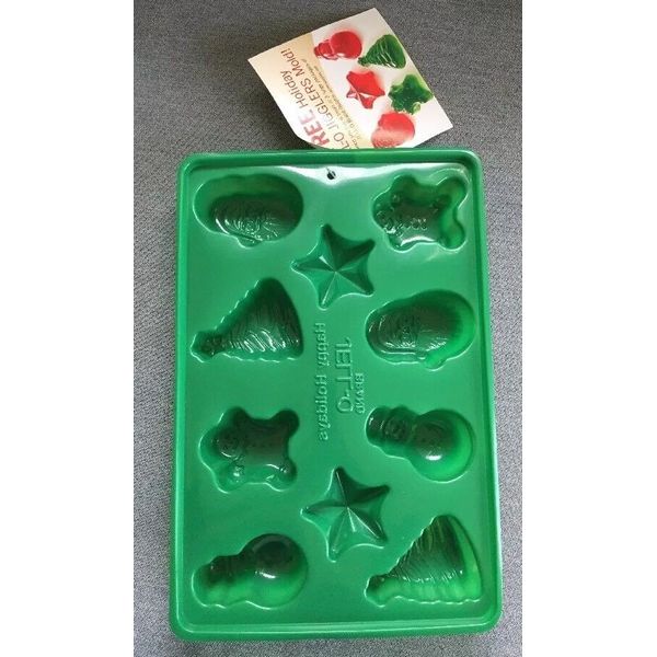 Christmas Jello Mold, Happy Holidays, New, 2010