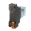 Sourcingmap 35mm DIN Rail DPDT 8P General Purpose Power Relay AC 24V Coil w Socket