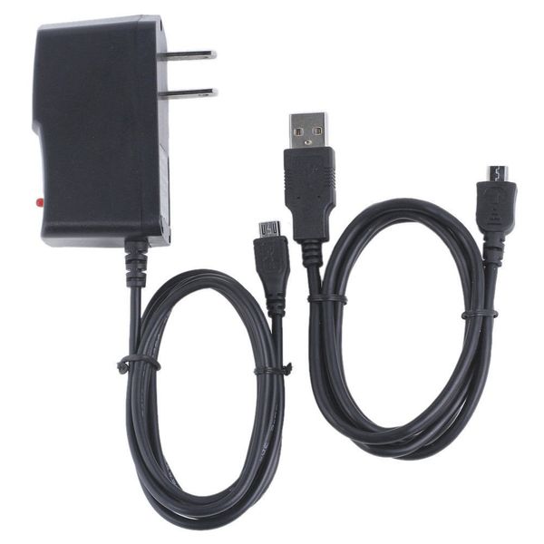 AC DC Wall Power Charger Adapter + USB PC Data Sync Cable for GoPro Hero+ Plus Camcorder
