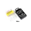 ToolPro Phillips Head Bits - 50 Pieces in Interlocking Storage Box for Quick Dispensing, Professional Drywall & Construction Driver Bit Set (#2 Square Drive Bits)