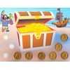 Earn Pirate Treasure with this Fun interactive Behavior Chart. Add or Remove coins via Hook and Loop