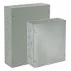 Hoffman 6"H x 4"W x 4"D Metallic Enclosure, Gray, Knockouts: No, Screws Closure Method