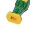 sourcing map Rubber File Handle 4.5 Inch Rectangular Hole Ergonomic Handles for 18" Flat and Half Round Metal Files