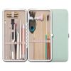 Earwax Cleaning Inhaler LED Spring Earpick Earpick Earwax Tweezers Vietnam Ear Cleaning Tool Set, Mint