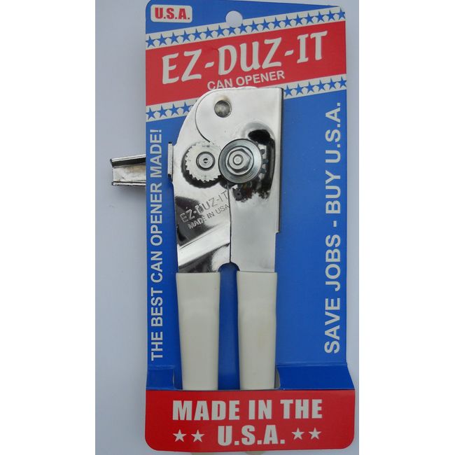 EZ-DUZ-IT Can Opener, White