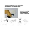 PereGuard Kayak Keel Guard 2" Width White (5 feet) Kayak Canoe Protective Guard Abrasion Resistance