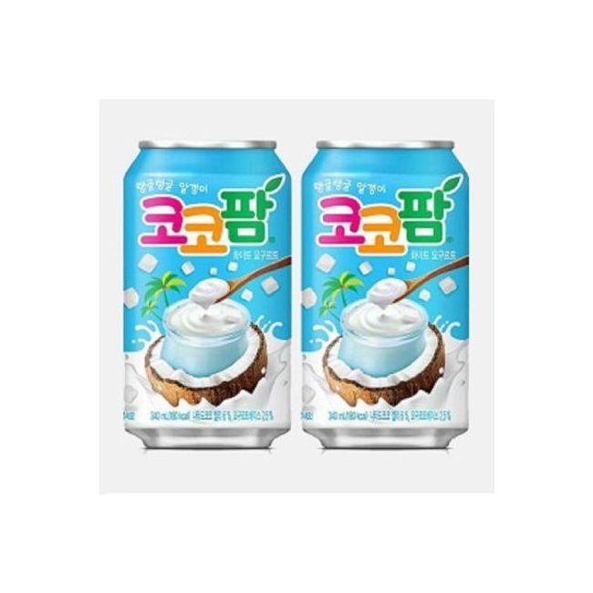 Coco Palm White 340ml Fat Can Beverage Yogurt Flavor