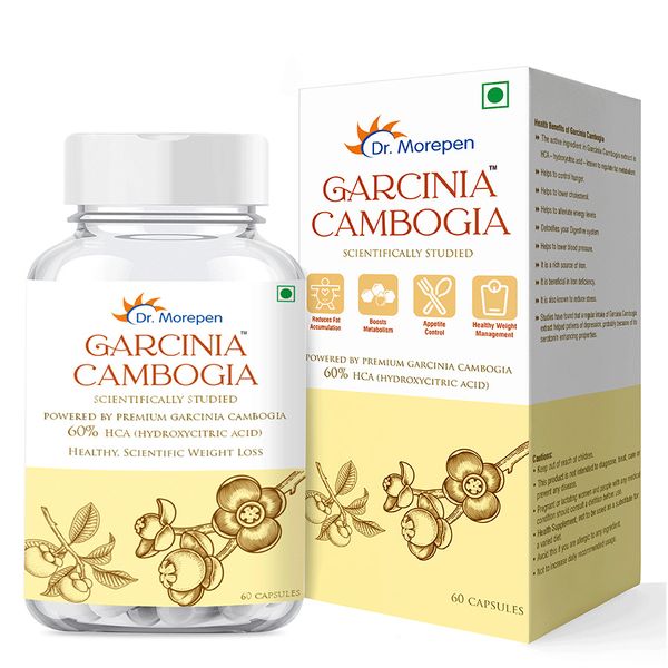 DR. MOREPEN Garcinia Cambogia 60 Veg Capsules & Natural Appetite Controller