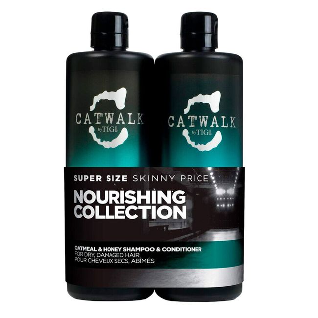 Tigi Catwalk Oatmeal & Honey Shampoo and Conditioner 1 SET 25.36 Oz