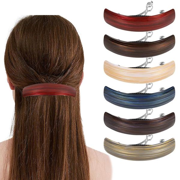 BCBF 6-teilige Haarspangen, Vintage große Klassische Haarspangen, Haarspangen für Frauen, Haarschmuck für Mädchen, automatische Haarspangen für Frauen und Mädchen