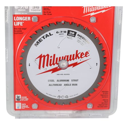 Milwaukee Electric - 6-7/8 in. Ferrous Metal Blade