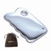 DONKA Terahertz Ore Plate Natural Stone 99% Purity Genuine Massage Small Face with Strap (Saw)