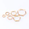 Brass Fitting Lock Nut Pipe BSP BSPP 1/8" Female (2 Units)